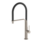 Phoenix Vido Flexible Hose Sink Mixer 200mm Brushed Nickel