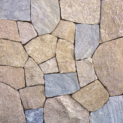 Hukastone organic walling with grey and beige split stone — matching corner finish reference by Tilemall