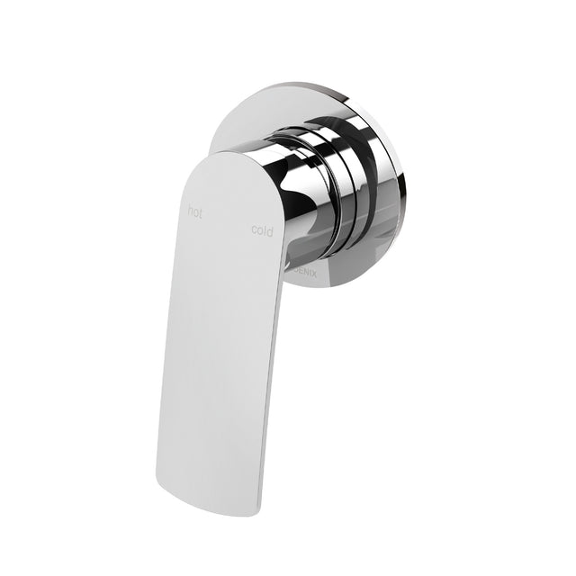 Phoenix Mekko SwitchMix Shower / Wall Mixer Round Backplate Fit-Off Kit Chrome, product view