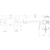 Phoenix Mekko SwitchMix Wall Basin / Bath Mixer Set 200mm Matte Black