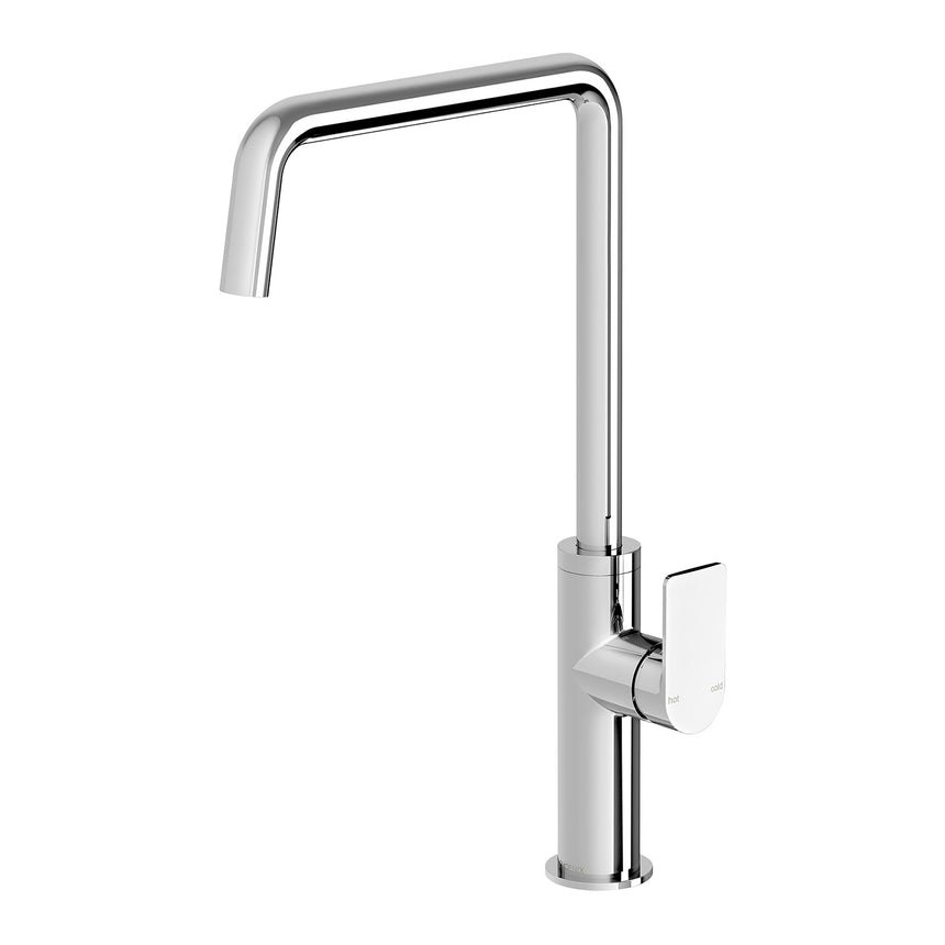 Phoenix Mekko Sink Mixer 190mm Squareline Chrome, product view