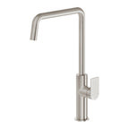 Phoenix Mekko Sink Mixer 190mm Squareline Brushed Nickel