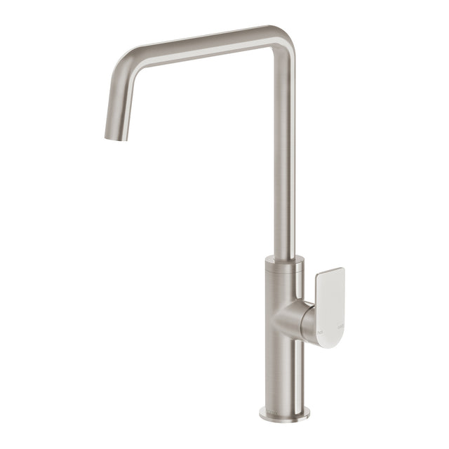 Phoenix Mekko Sink Mixer 190mm Squareline Brushed Nickel, product view