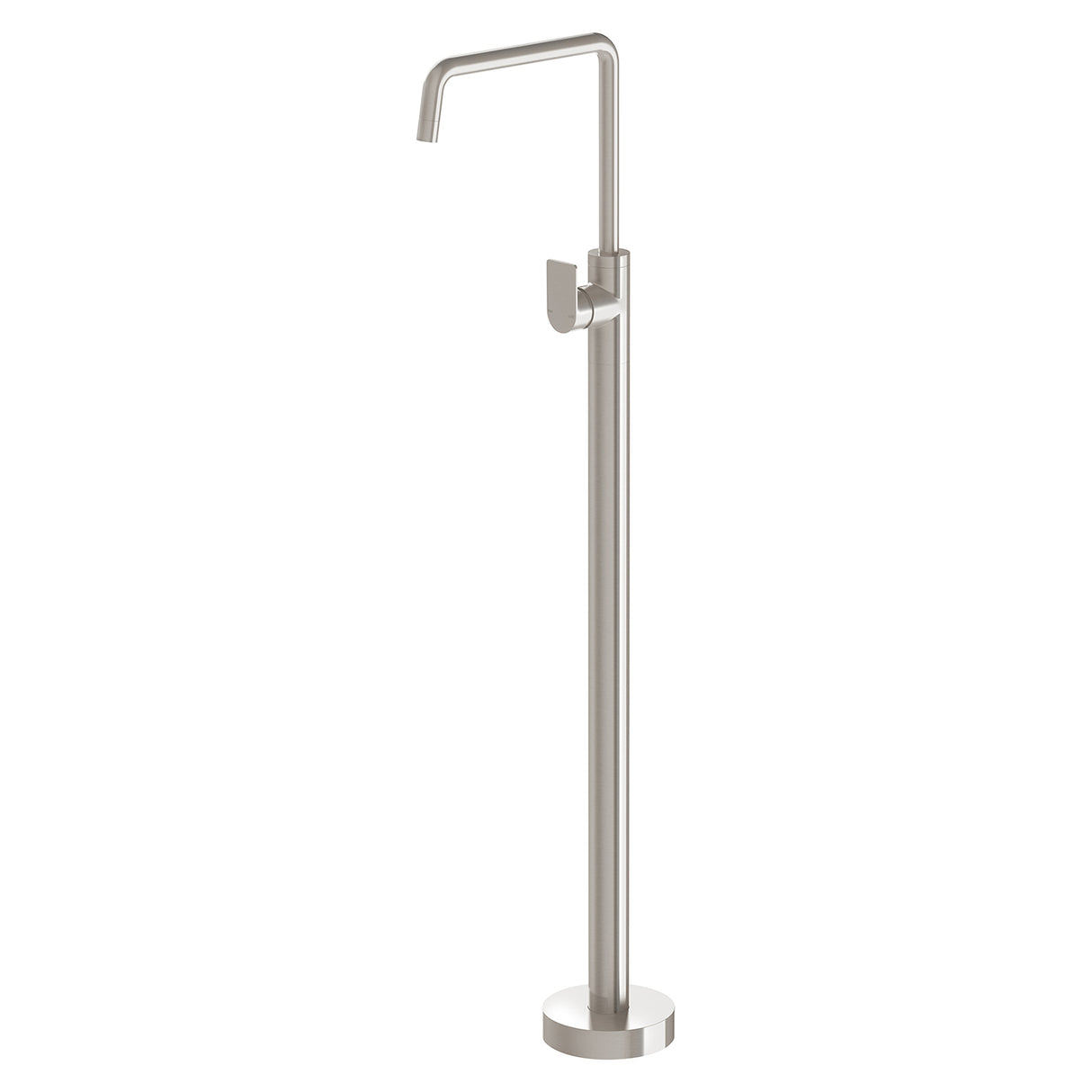 Phoenix Mekko Floor Mounted Bath Mixer Brushed Nickel 3D Viewer