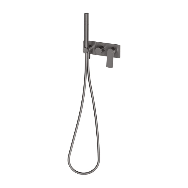 Phoenix Mekko Wall Shower System Brushed Carbon, product view