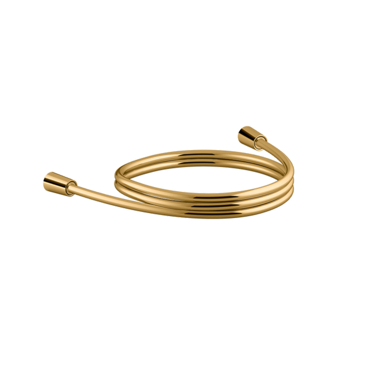 Kohler Shower brushed brass hose with metal connectors by Tilemall