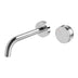Phoenix Axia Wall Basin / Bath Curved Outlet Mixer Set 180mm Chrome