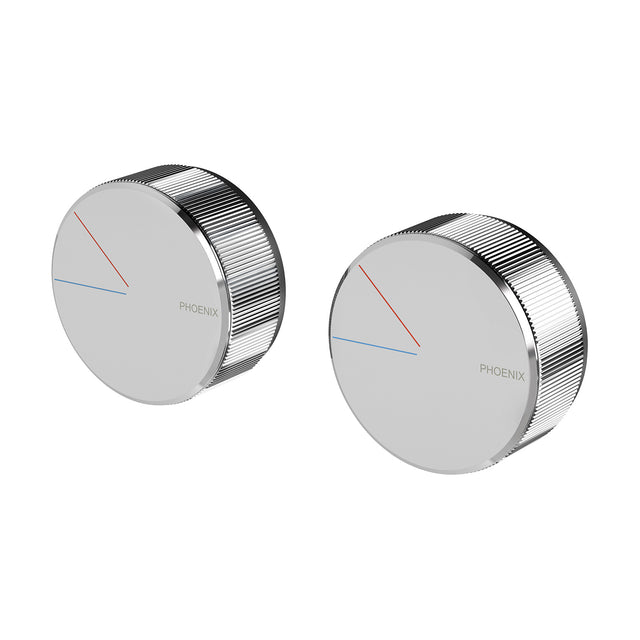 Phoenix Axia Twin Shower Mixer / Wall Mixer Chrome, product view