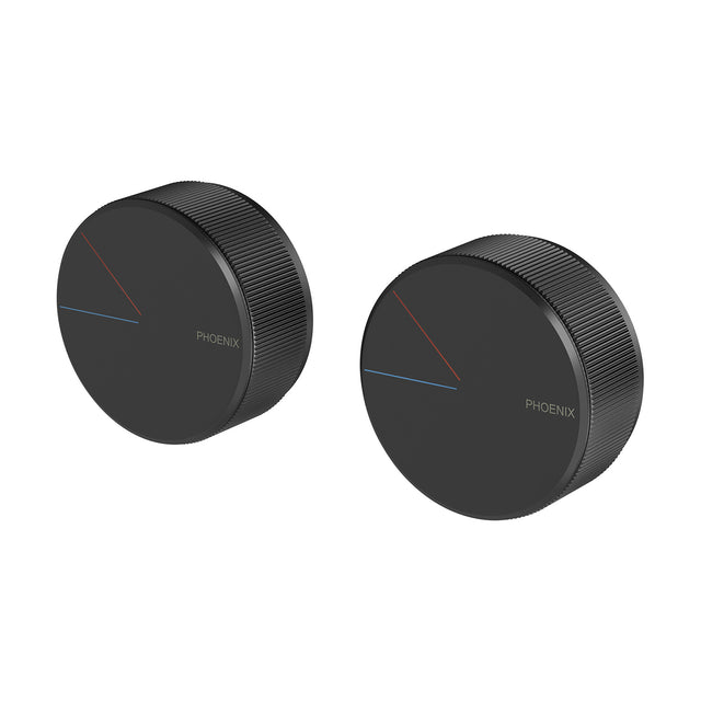 Phoenix Axia Twin Shower Mixer / Wall Mixer Matte Black, product view