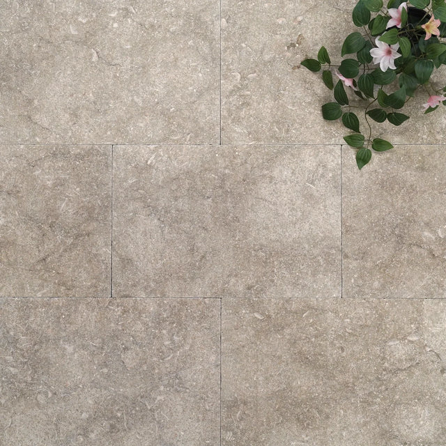 Seagrass Limestone natural stone surface and installation by Tilemall