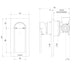 Phoenix Teel SwitchMix Shower / Wall Mixer Matte Black (Complete Kit) - Lead Free