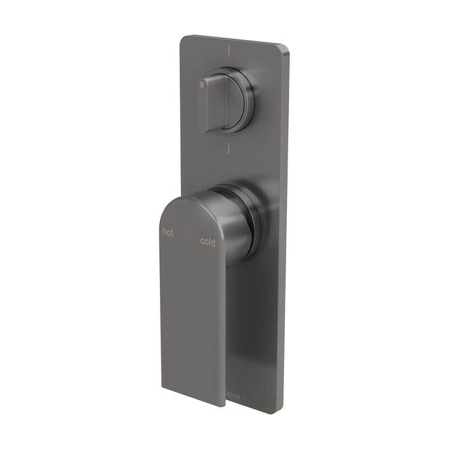 Phoenix Teel SwitchMix Shower / Bath Diverter Mixer Brushed Carbon, product view