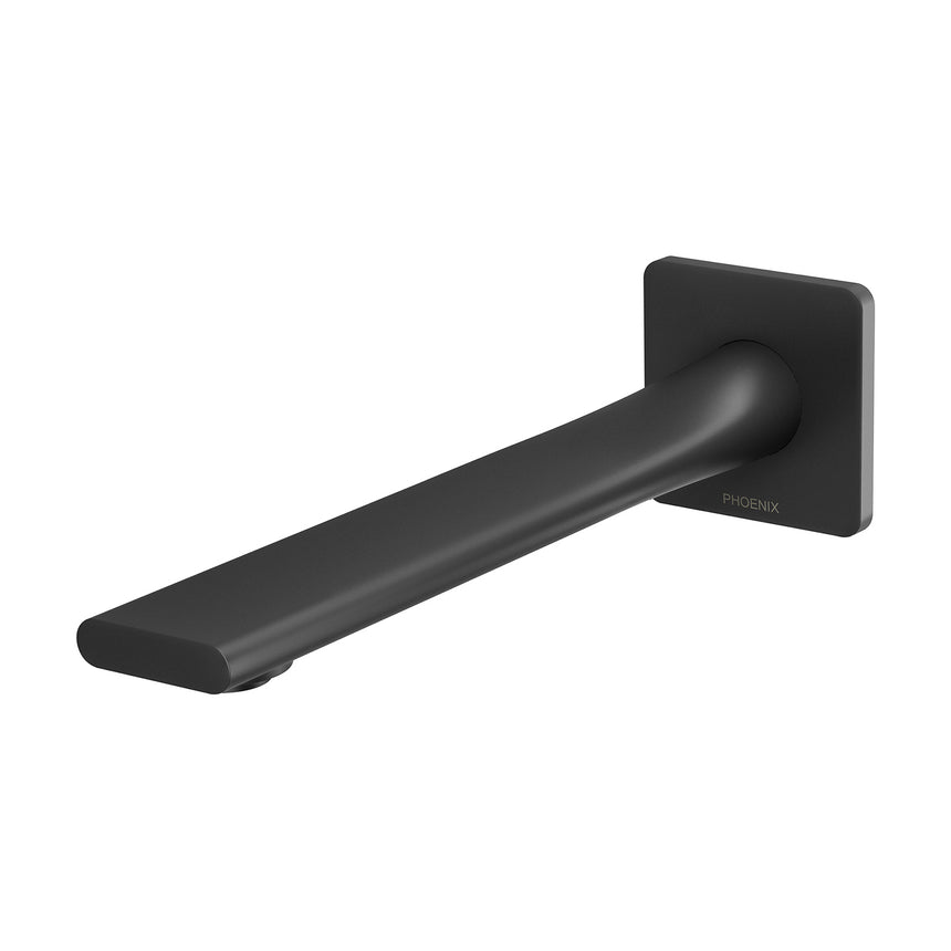 Phoenix Teel Wall Basin Outlet 200mm Matte Black, product view