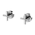 Phoenix Vivid Slimline Plus Wall Top Assemblies Chrome