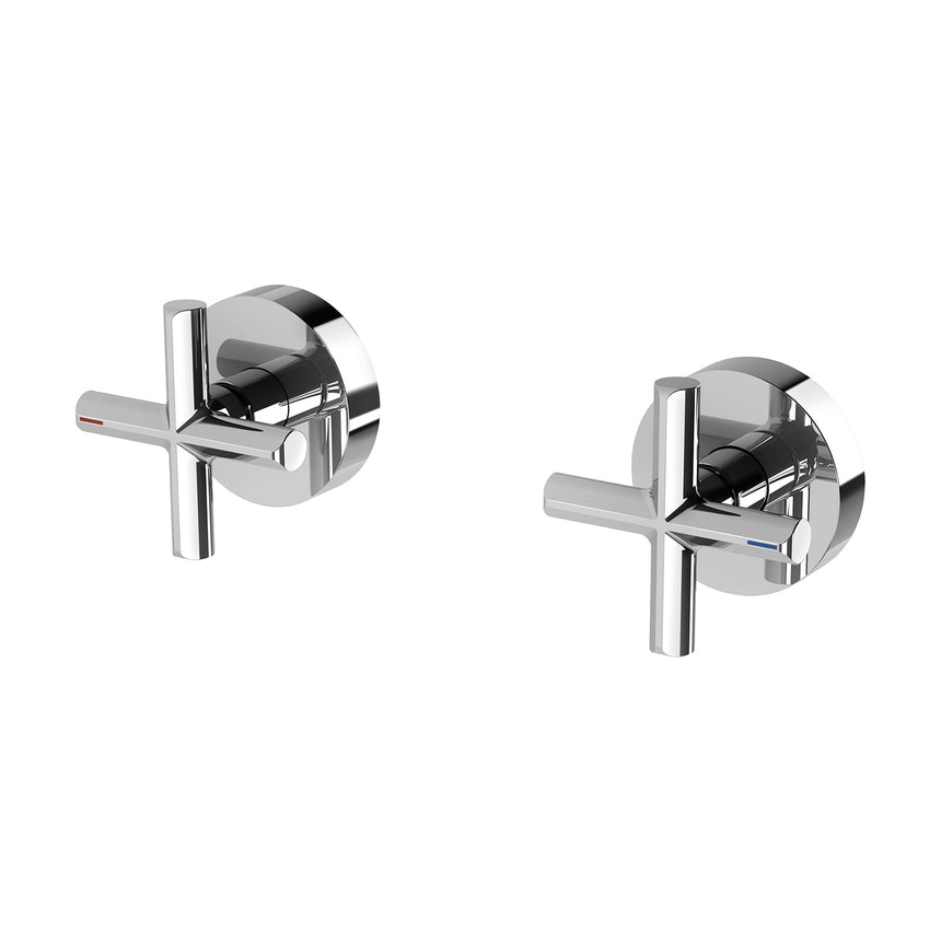 Phoenix Vivid Slimline Plus Wall Top Assemblies Chrome, product view
