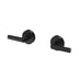 Phoenix Vivid Slimline Plus Lever Wall Top Assemblies Matte Black