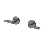 Phoenix Vivid Slimline Plus Lever Wall Top Assemblies 15mm Extended Spindles Brushed Carbon