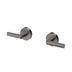 Phoenix Vivid Slimline Plus Lever Wall Top Assemblies 15mm Extended Spindles Brushed Carbon