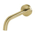 Phoenix Vivid Slimline Plus Wall Basin / Bath Outlet 180mm Brushed Gold
