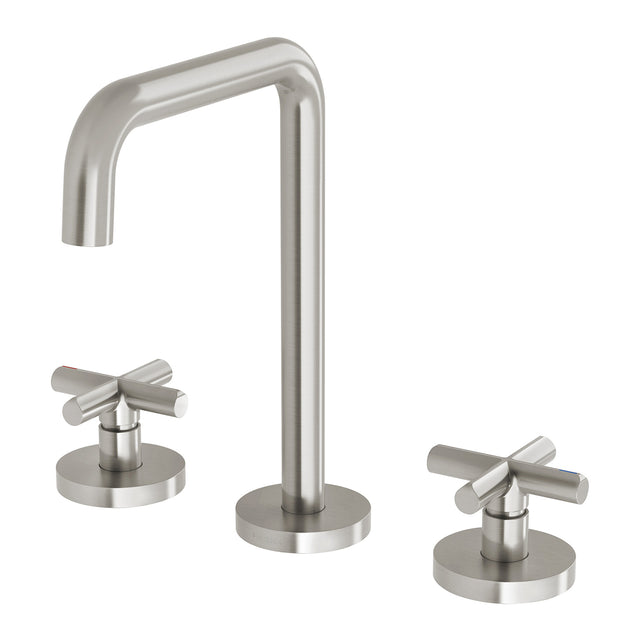 Phoenix Vivid Slimline Plus Basin Set Brushed Nickel, product view