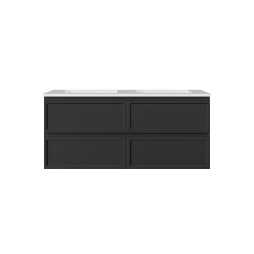 Hamilton Federation Prime Wall Hung Cabinet Matte Black