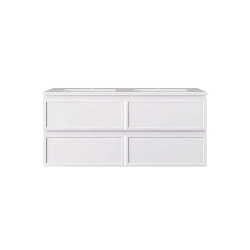 Hamilton Federation Prime Wall Hung Cabinet Matte White