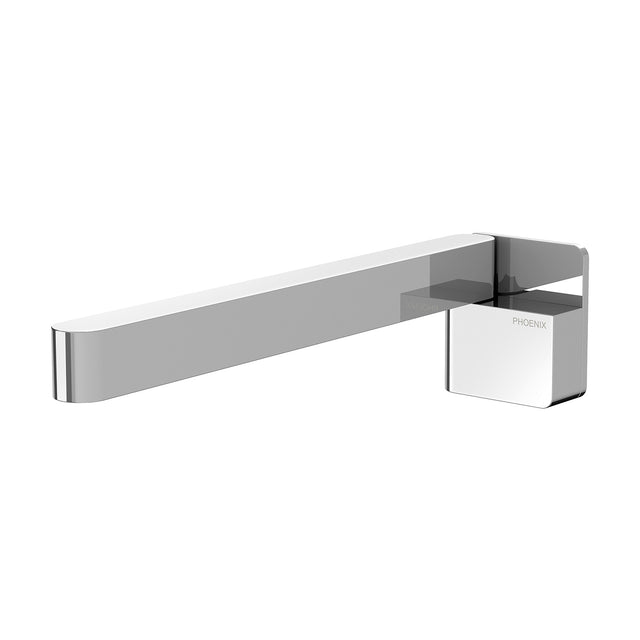 Phoenix Designer Swivel Bath Outlet 230mm Square Chrome, product view