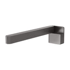 Phoenix Designer Swivel Bath Outlet 230mm Square Brushed Carbon