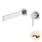 Phoenix Lexi MKII SwitchMix Wall Basin Mixer Set 200mm Fit-Off Kit Chrome