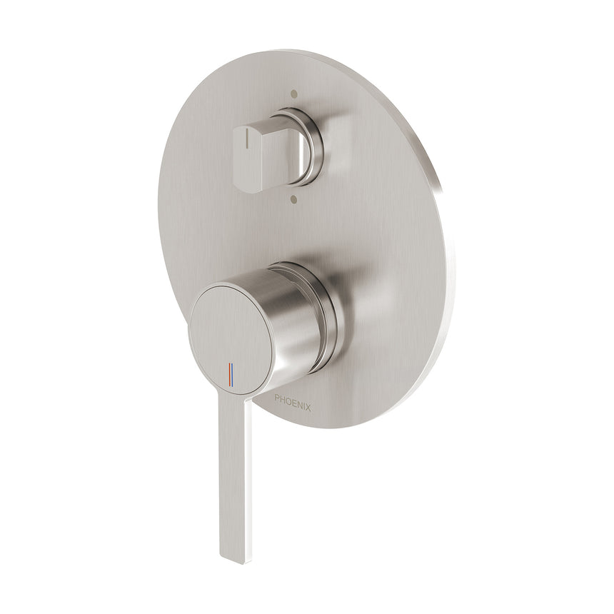 Phoenix Lexi MKII SwitchMix Shower / Bath Diverter Mixer Brushed Nickel, product view