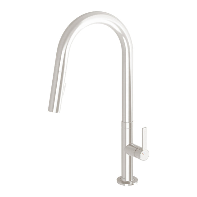 Phoenix Lexi MKII Pull Out Sink Mixer 200mm Brushed Nickel, product view