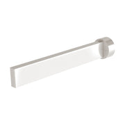 Phoenix Lexi MKII 200mm brushed nickel bath spout by Tilemall with porcelain insert