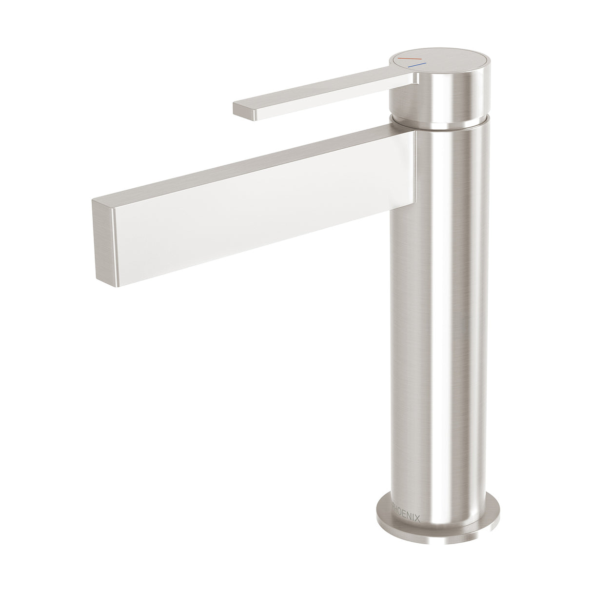 Phoenix Lexi MKII Basin Mixer Brushed Nickel 3D Viewer