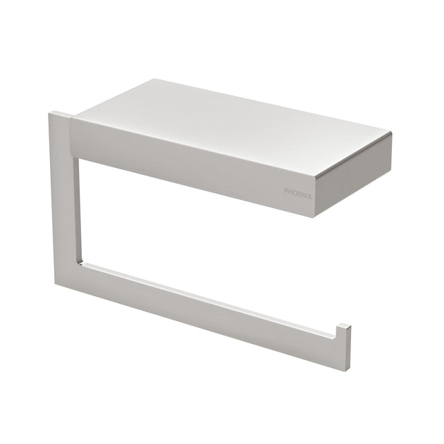 Phoenix Lexi MKII Toilet Roll Holder Brushed Nickel, product view