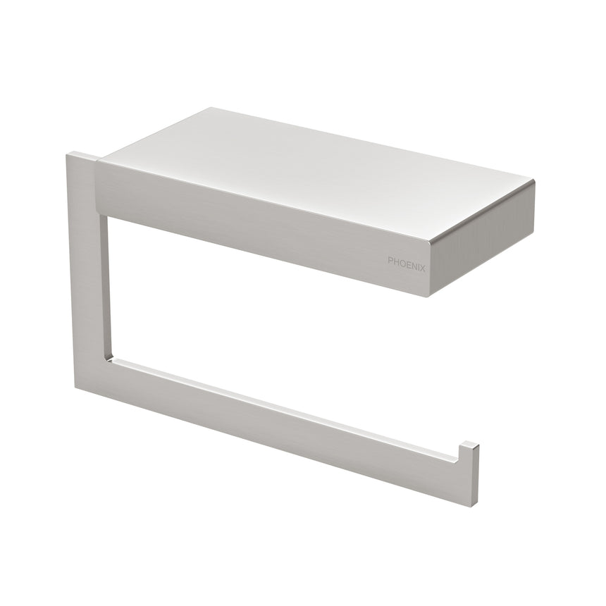 Phoenix Lexi MKII Toilet Roll Holder Brushed Nickel, product view