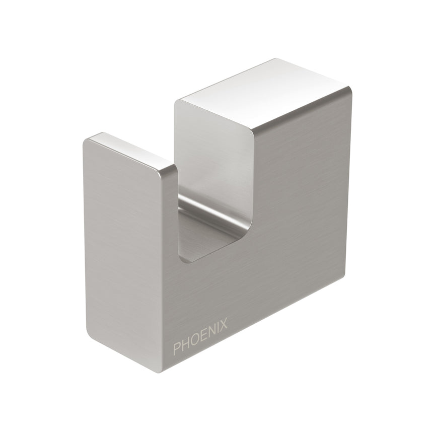 Phoenix Lexi MKII Robe Hook Brushed Nickel, product view