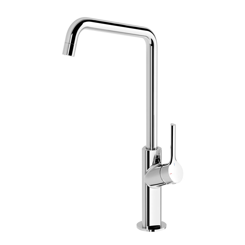 Phoenix Ester Sink Mixer 200mm Squareline Chrome, product view