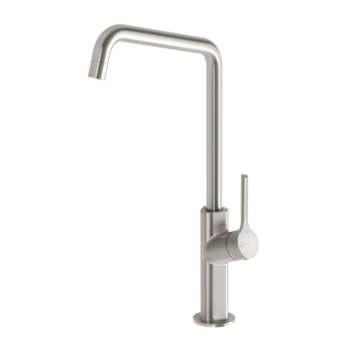 Phoenix Ester Sink Mixer 200mm Squareline Brushed Nickel 3D Viewer