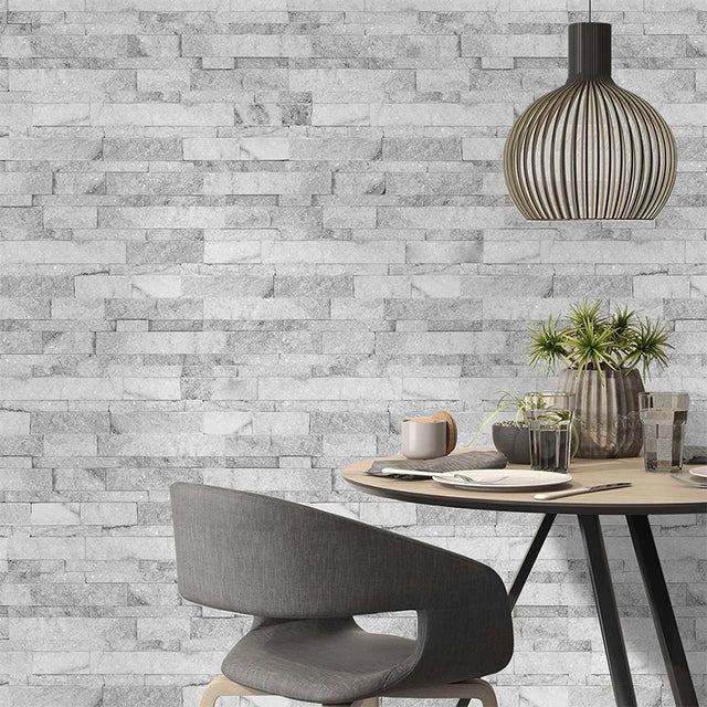Alaska Grey natural stone surface and installation by Tilemall