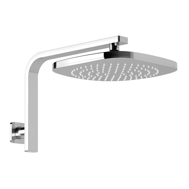 Phoenix Nuage High-Rise Shower Arm & Rose Chrome, product view