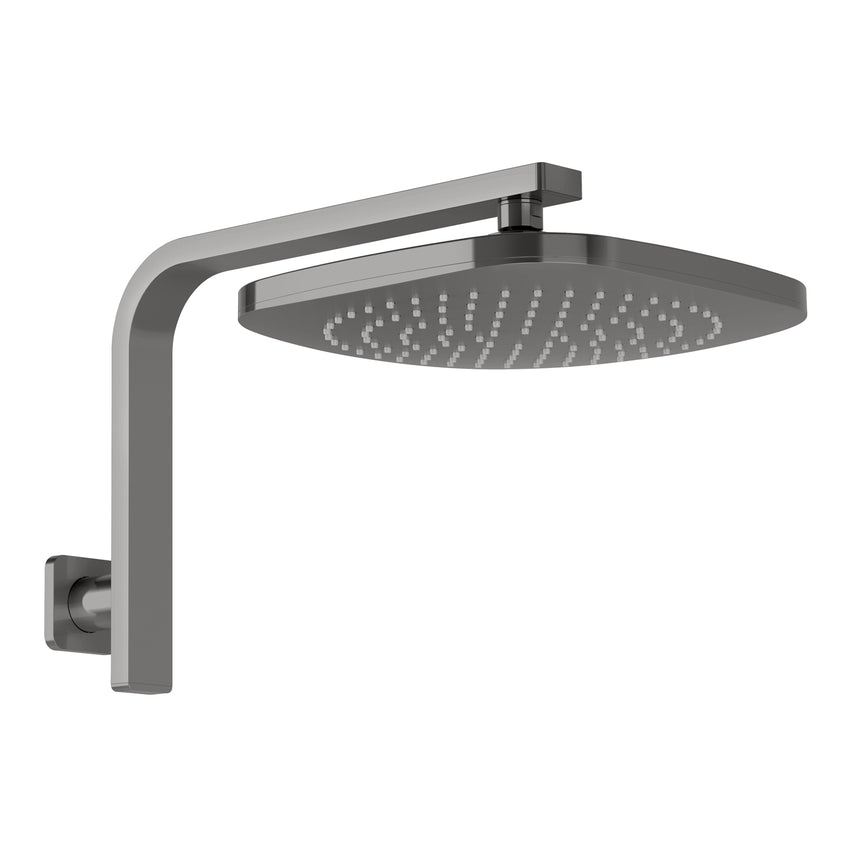 Phoenix Nuage High-Rise Shower Arm & Rose Brushed Carbon, product view