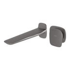 Phoenix Nuage Wall Basin / Bath Mixer Set 200mm Brushed Carbon