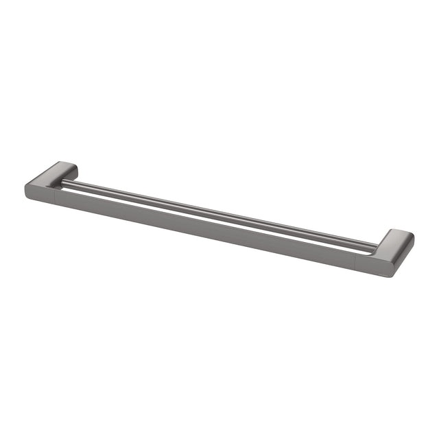 Phoenix Nuage Double Towel Rail 600mm Brushed Carbon, product view