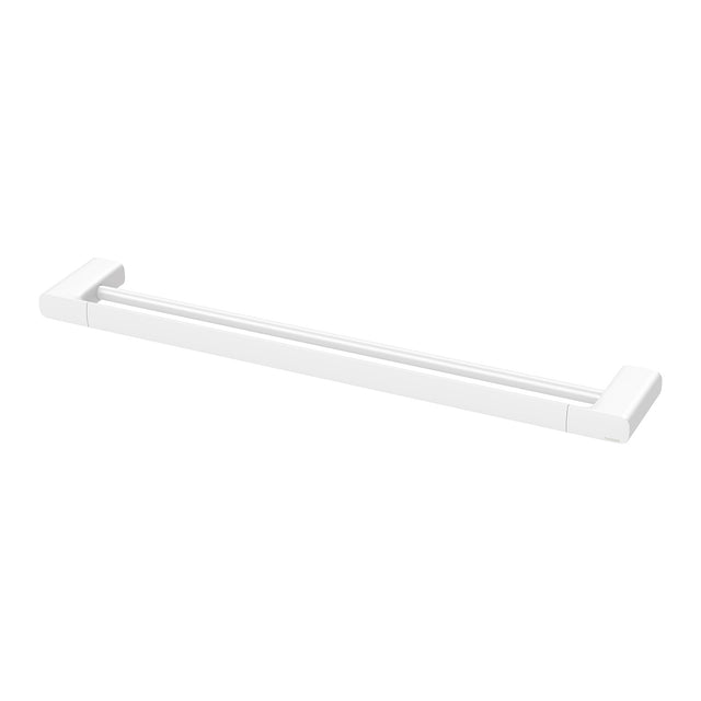 Phoenix Nuage Double Towel Rail 600mm Matte White, product view