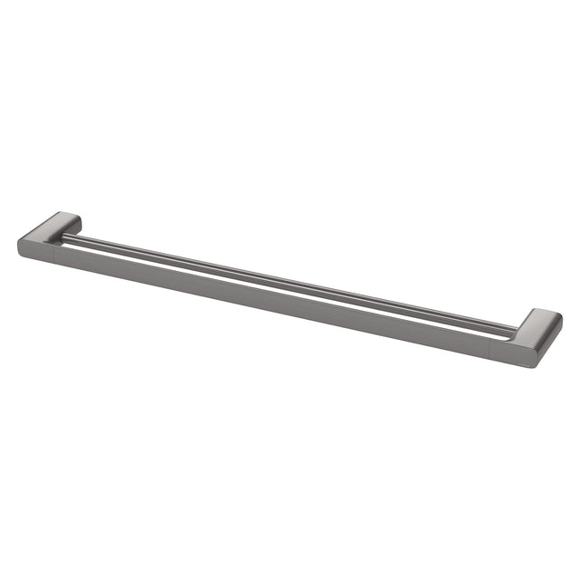 Phoenix Nuage Double Towel Rail 800mm Brushed Carbon, product view