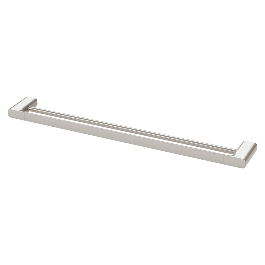 Phoenix Nuage Double Towel Rail 800mm Brushed Nickel, product view