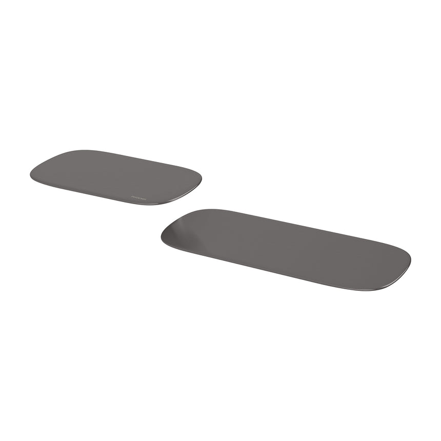 Phoenix Nuage Shower Shelves Brushed Carbon, product view