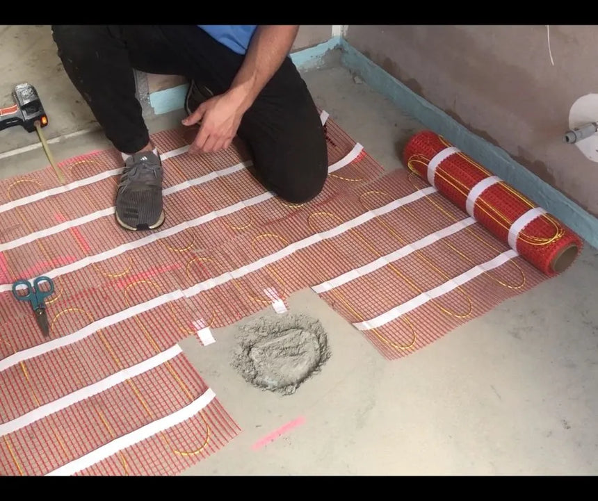 Coldbuster under tile heating installation