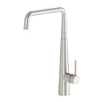 Phoenix Erlen Sink Mixer 210mm Squareline Brushed Nickel