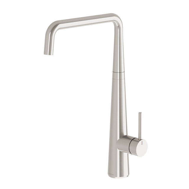 Phoenix Erlen Sink Mixer 210mm Squareline Brushed Nickel, product view